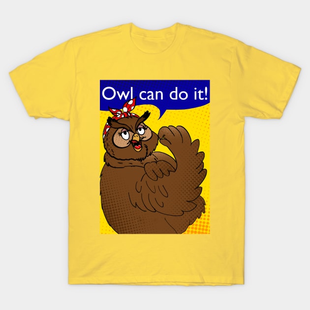 Owl can do it T-Shirt by Redilion